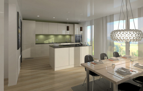 Neubau MFH, Bettwiesen – Es entstehen neue Betten auf grüner Wiese