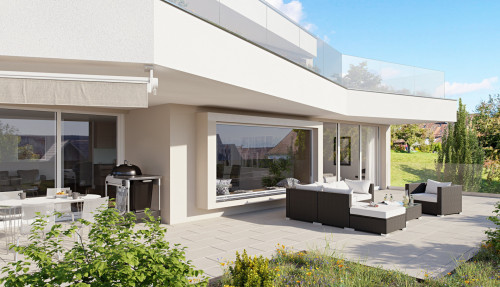 Neubau MFH, Hüttwilen – Wohlfühloasen mitten im Grünen