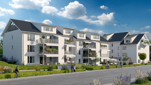 Neubau MFH, Bettwiesen – Es entstehen neue Betten auf grüner Wiese