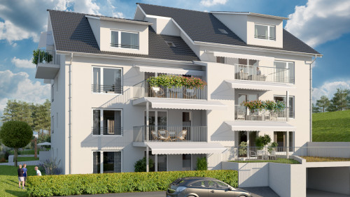 Neubau MFH, Bettwiesen – Es entstehen neue Betten auf grüner Wiese