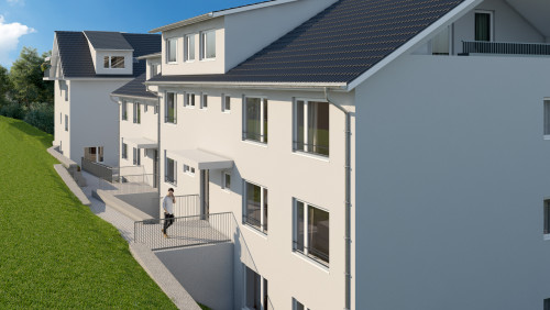 Neubau MFH, Bettwiesen – Es entstehen neue Betten auf grüner Wiese